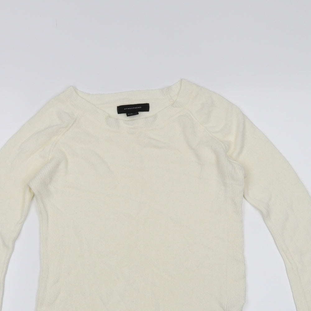 Atmosphere Womens White   Pullover Jumper Size 6