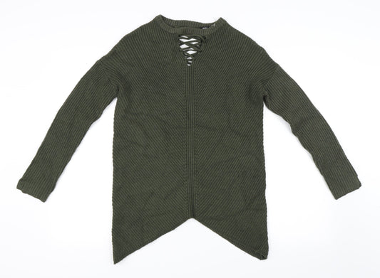Select Womens Green   Pullover Jumper Size 8