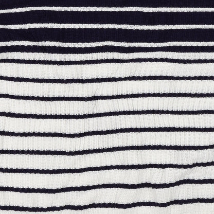 Studio Womens Blue Striped  Pullover Jumper Size 20