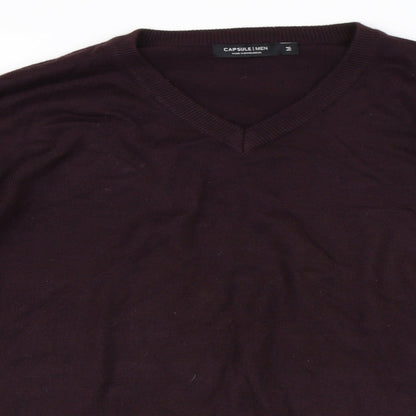 Capsule Mens Purple   Pullover Jumper Size M