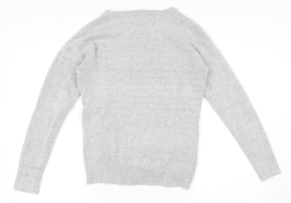 WOW Womens Grey   Pullover Jumper Size XS