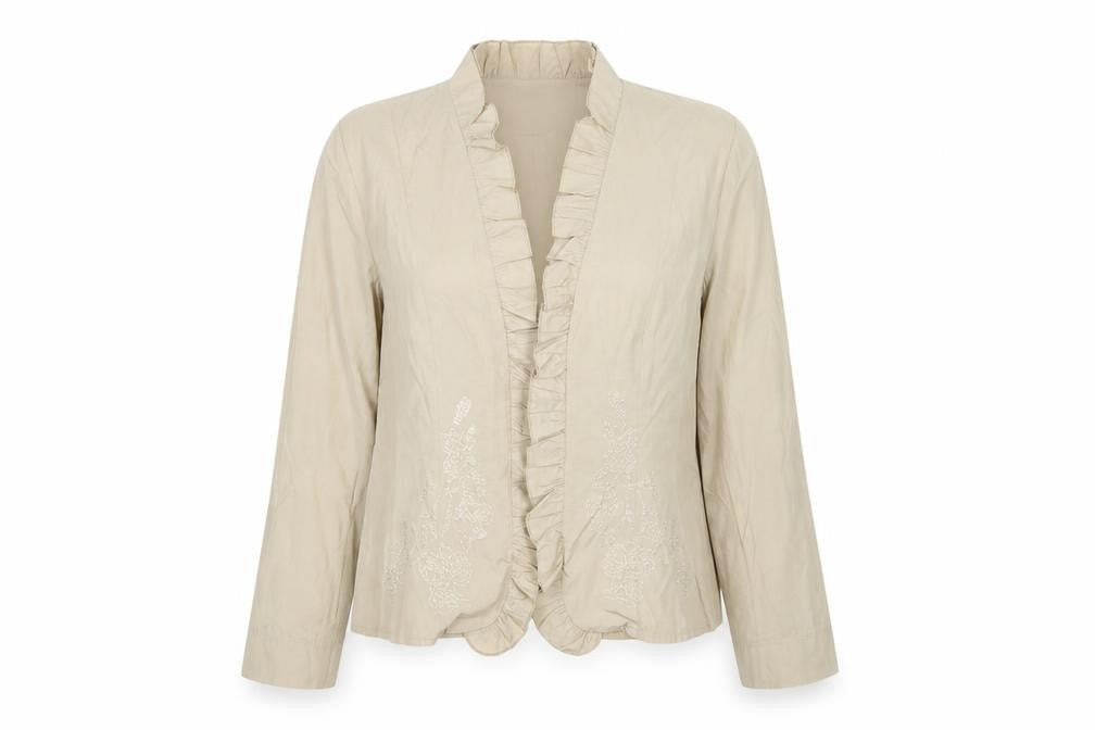 Womens UK Size 12 oscar B Beige Jacket