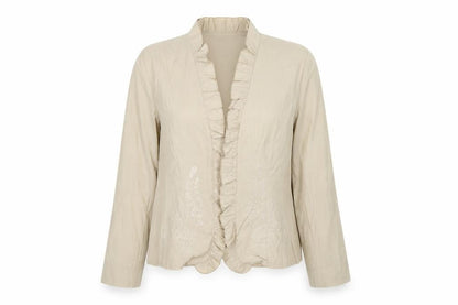 Womens UK Size 12 oscar B Beige Jacket