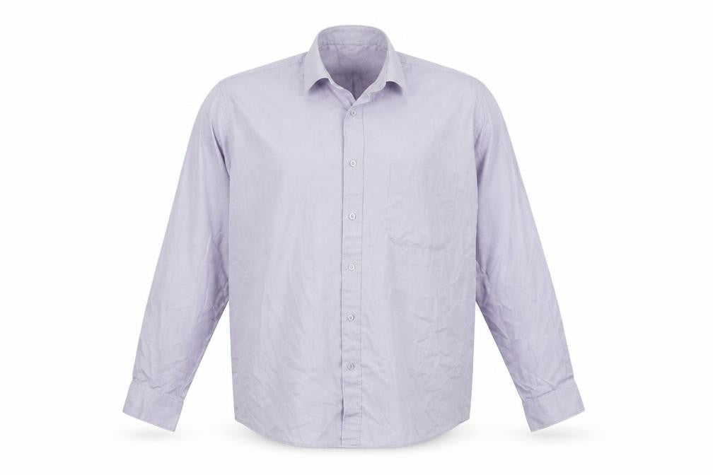 Mens UK Size 17 Tom Hagan Purple  Button-Up Long Sleeve Casual Shirt