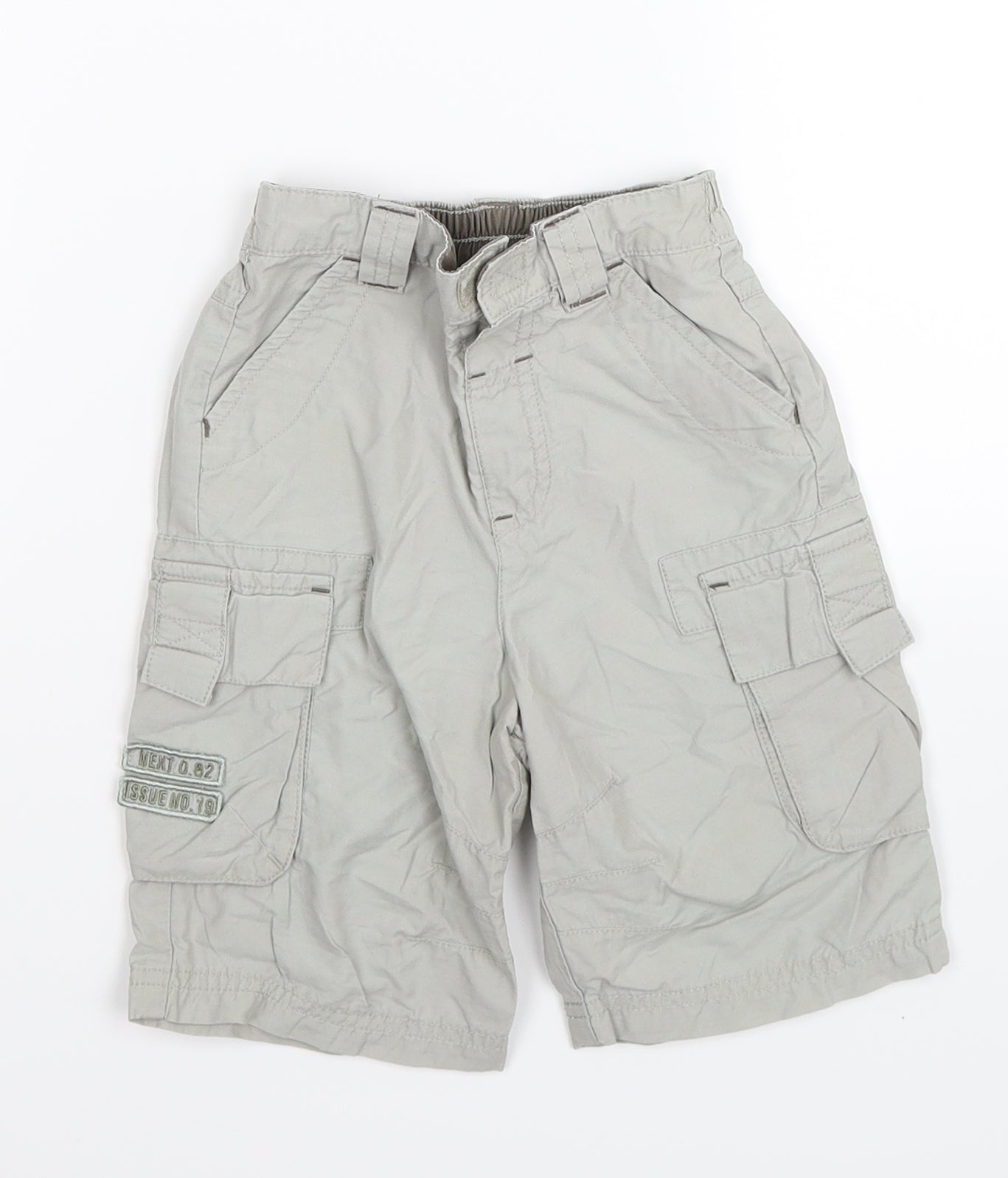 NEXT Boys Beige   Cargo Trousers Size 12 Months  - shorts