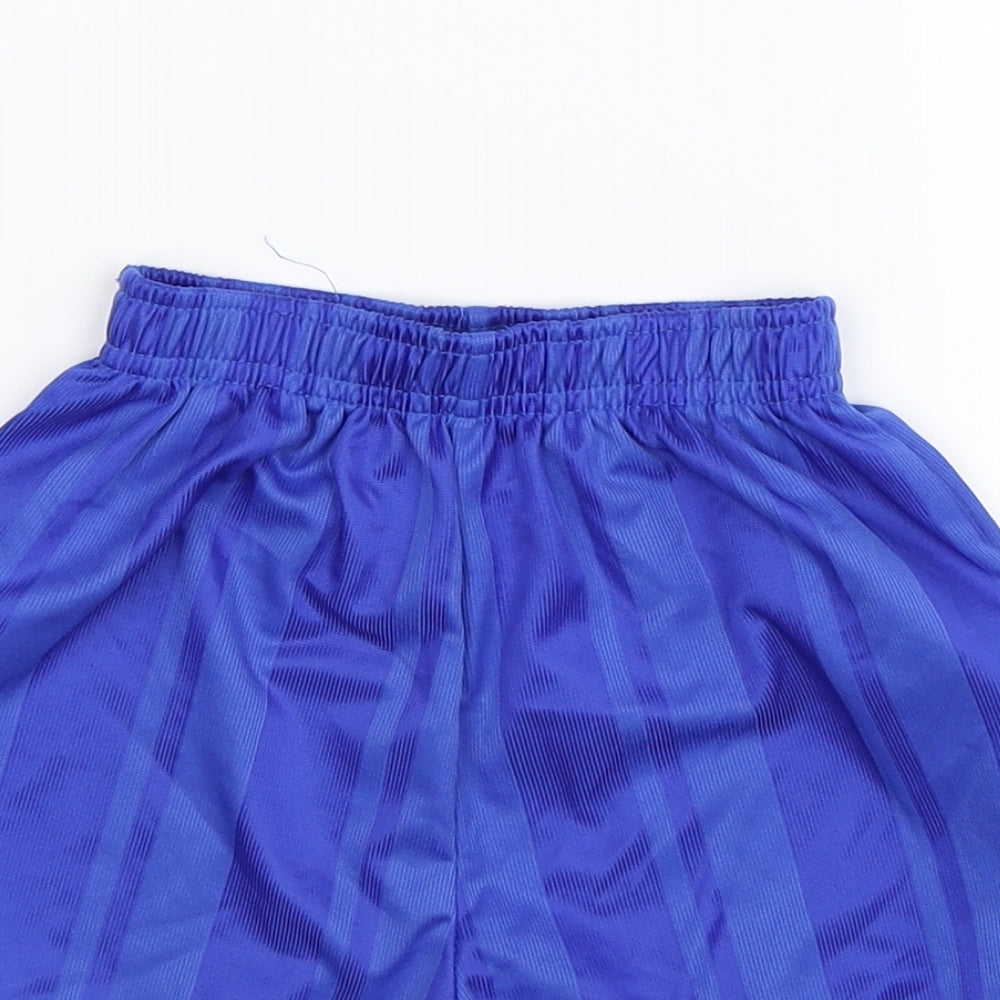 sondig Boys Blue Striped  Sweat Shorts Size 3-4 Years