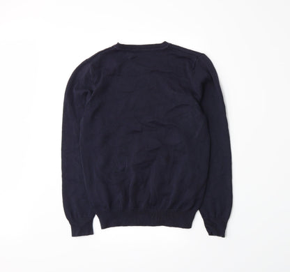 George Girls Blue  Knit Pullover Jumper Size 9-10 Years