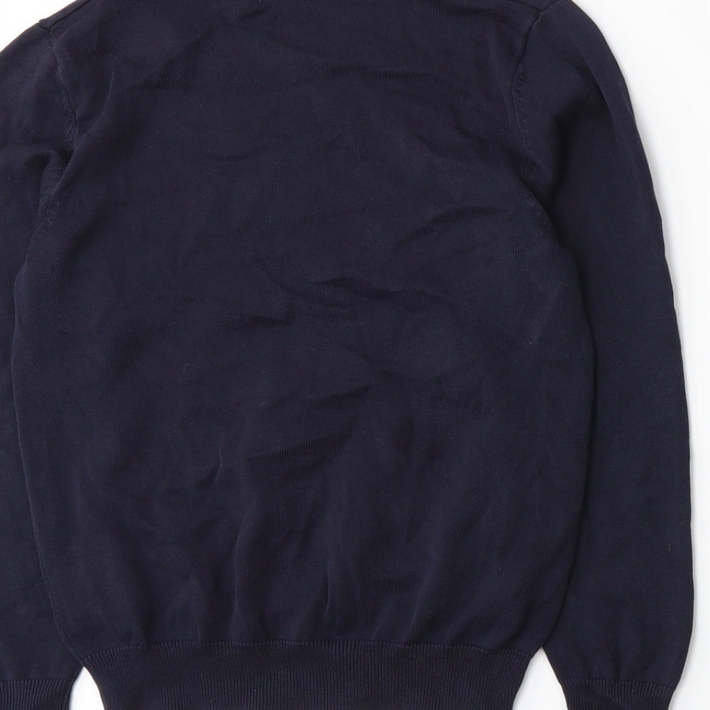George Girls Blue  Knit Pullover Jumper Size 9-10 Years