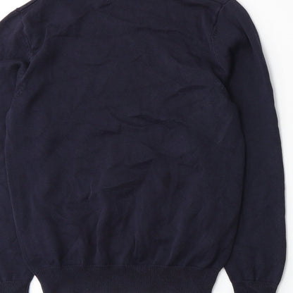 George Girls Blue  Knit Pullover Jumper Size 9-10 Years