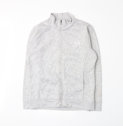 LA Gear Girls Grey  Jersey Full Zip Sweatshirt Size 13 Years