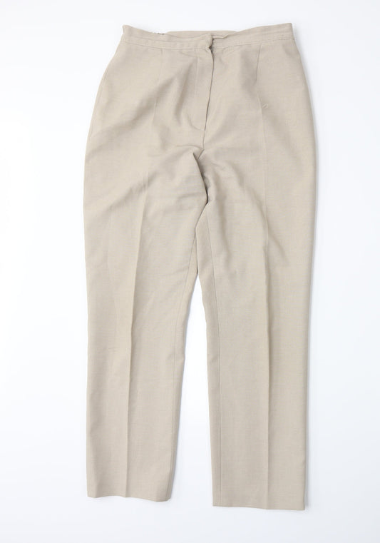 Debenhams Womens Beige   Trousers  Size 10 L28 in