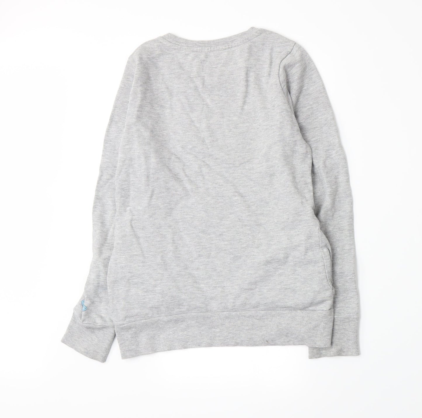 Marks and Spencer Girls Grey  Jersey Pullover Sweatshirt Size 11-12 Years