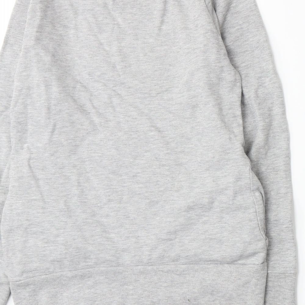 Marks and Spencer Girls Grey  Jersey Pullover Sweatshirt Size 11-12 Years