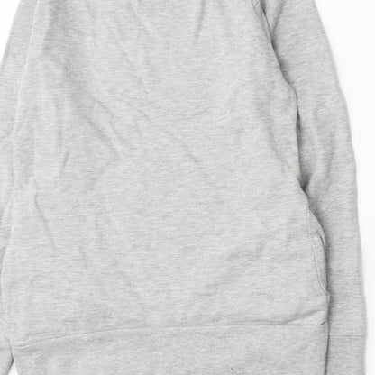 Marks and Spencer Girls Grey  Jersey Pullover Sweatshirt Size 11-12 Years