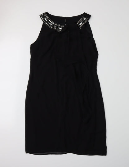 Dorothy Perkins Womens Black   A-Line  Size 12