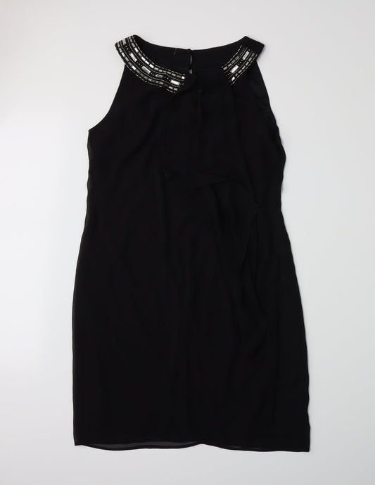 Dorothy Perkins Womens Black   A-Line  Size 12