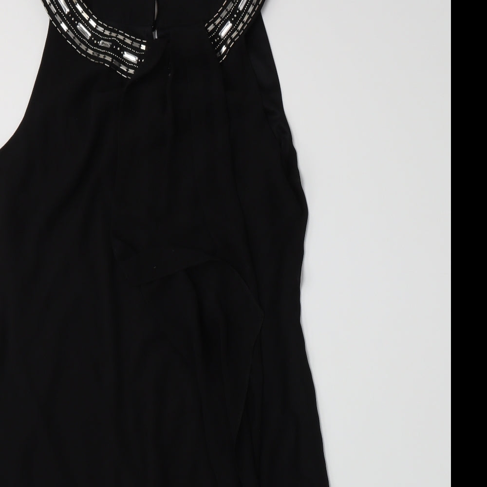 Dorothy Perkins Womens Black   A-Line  Size 12