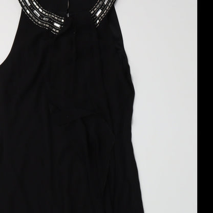 Dorothy Perkins Womens Black   A-Line  Size 12
