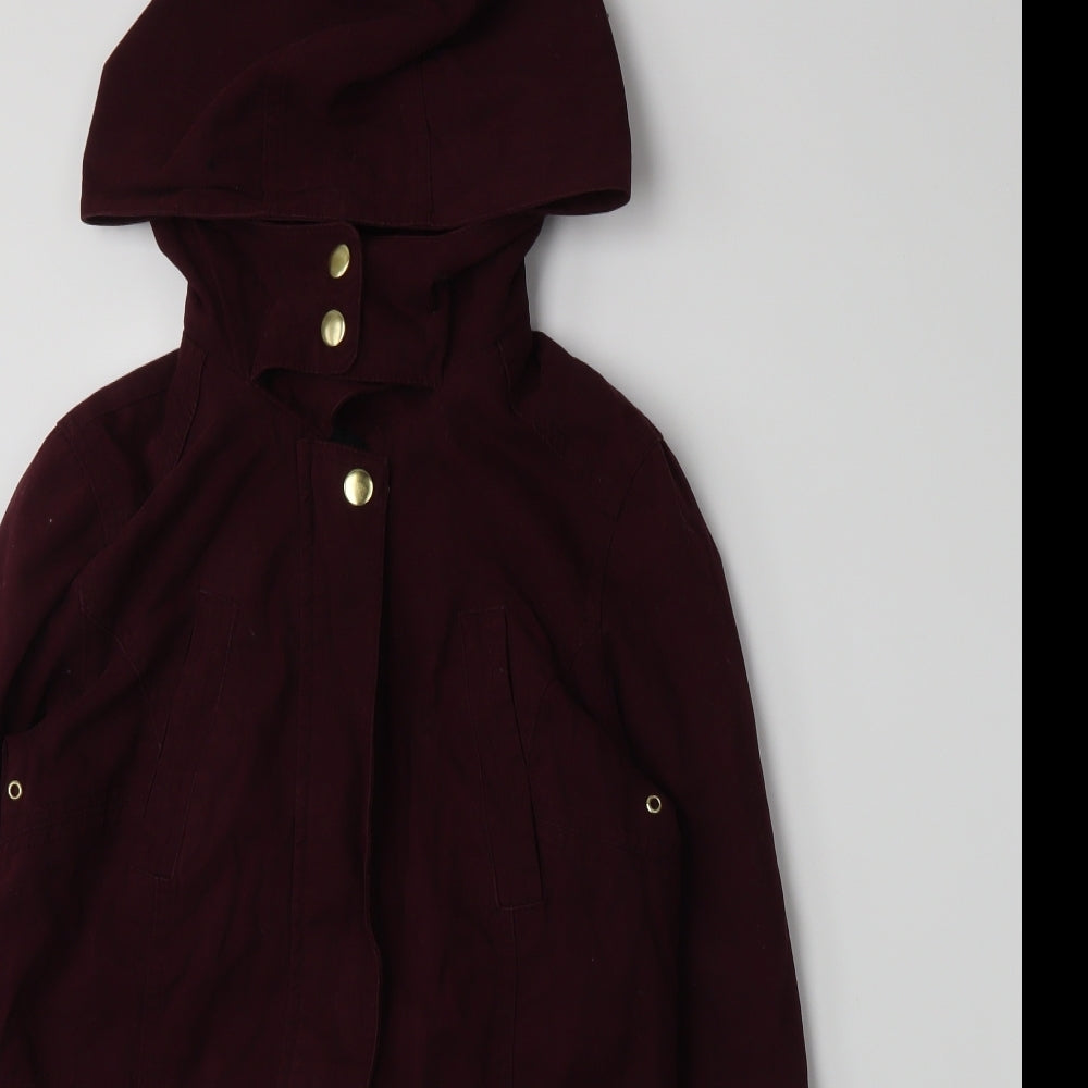 New Look Womens Purple   Jacket Coat Size 8
