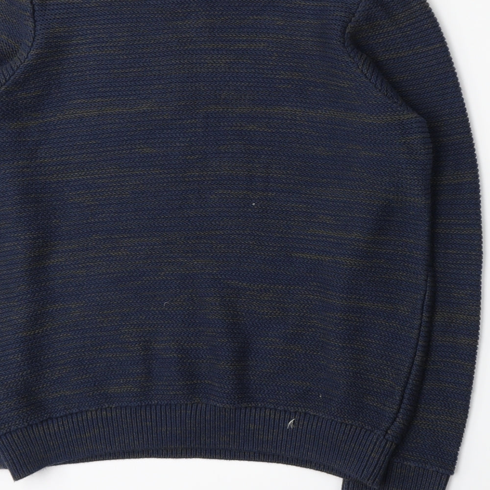 Topman Mens Black  Knit Pullover Jumper Size S