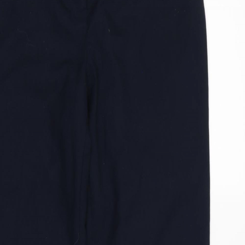Womens UK Size 10 Papaya Regular Fit Dress Pants Blue Trousers