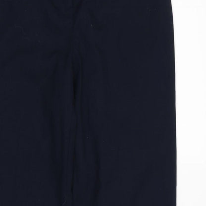 Womens UK Size 10 Papaya Regular Fit Dress Pants Blue Trousers