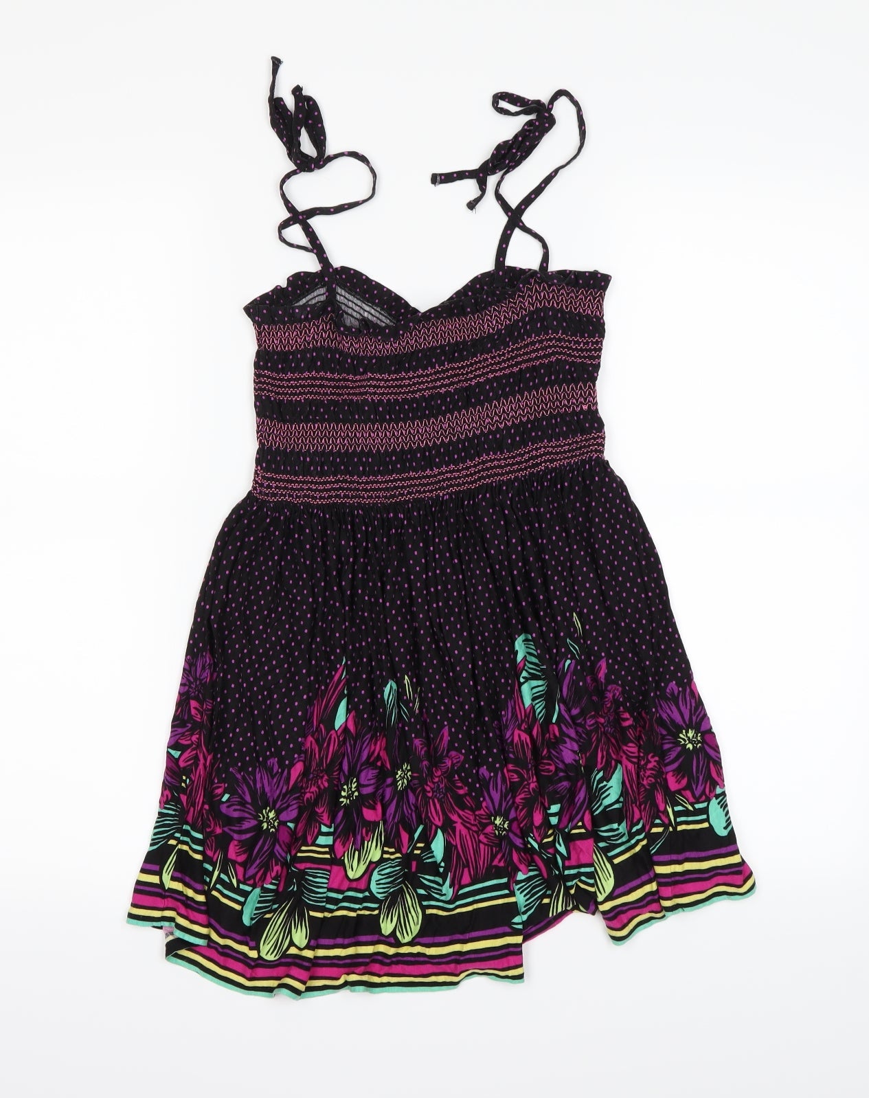 Oasis Womens Multicoloured Striped  Shift  Size 10