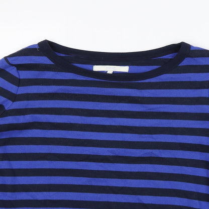 NEXT Womens Blue Striped  Pullover Jumper Size 8