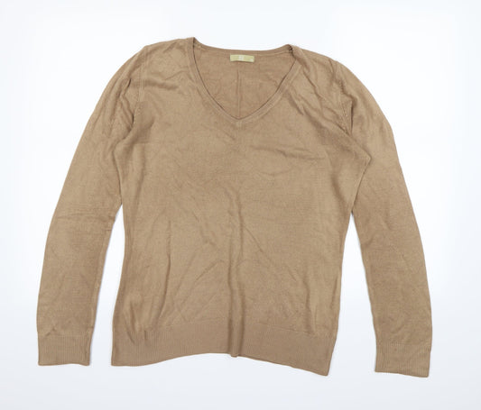 Sainsburys Womens Beige   Pullover Jumper Size 12