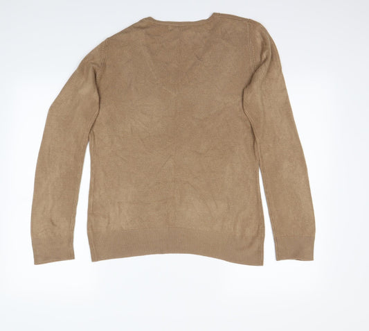 Sainsburys Womens Beige   Pullover Jumper Size 12