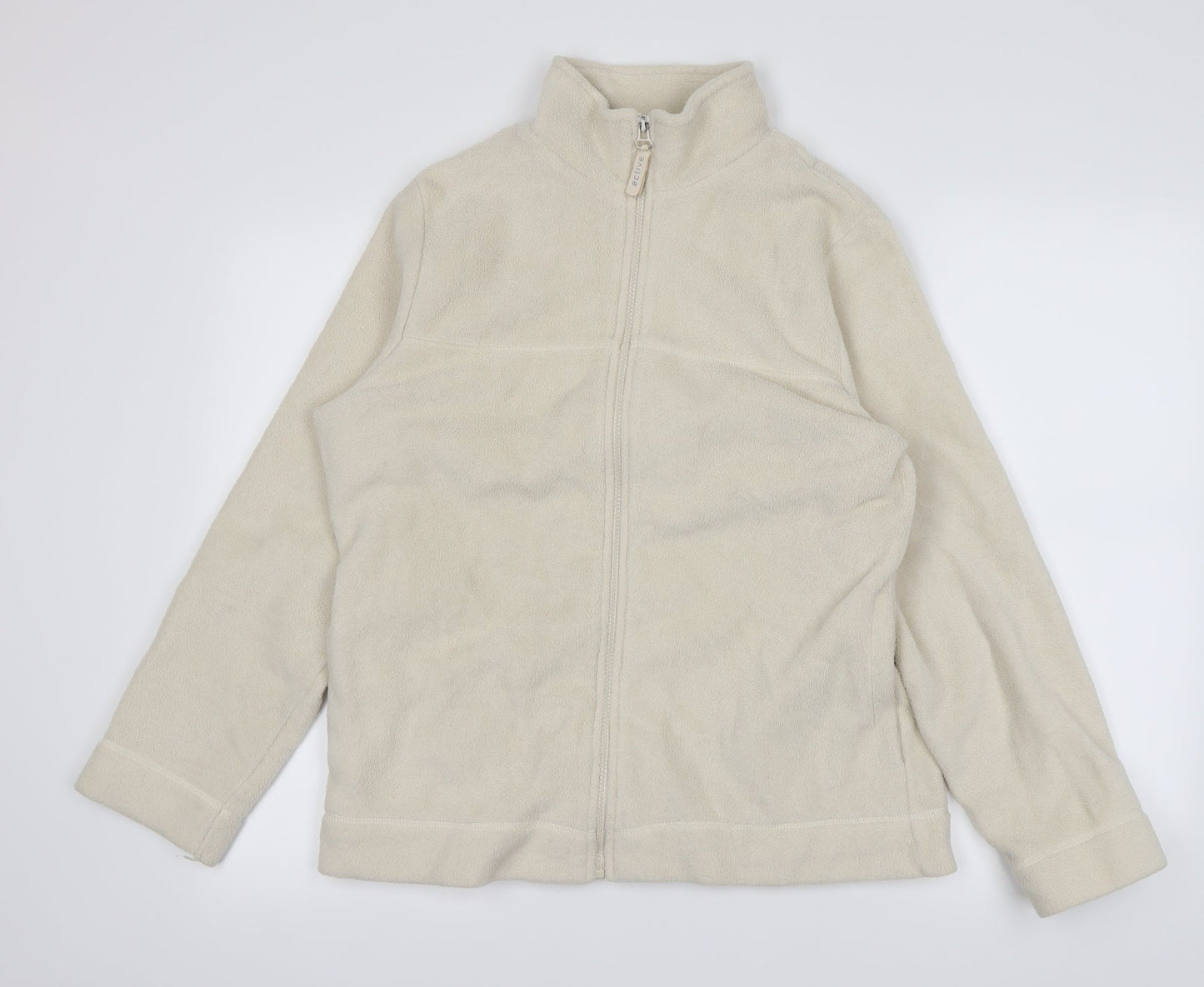 Active Girls Yellow   Full Zip Jumper Size 14-15 Years