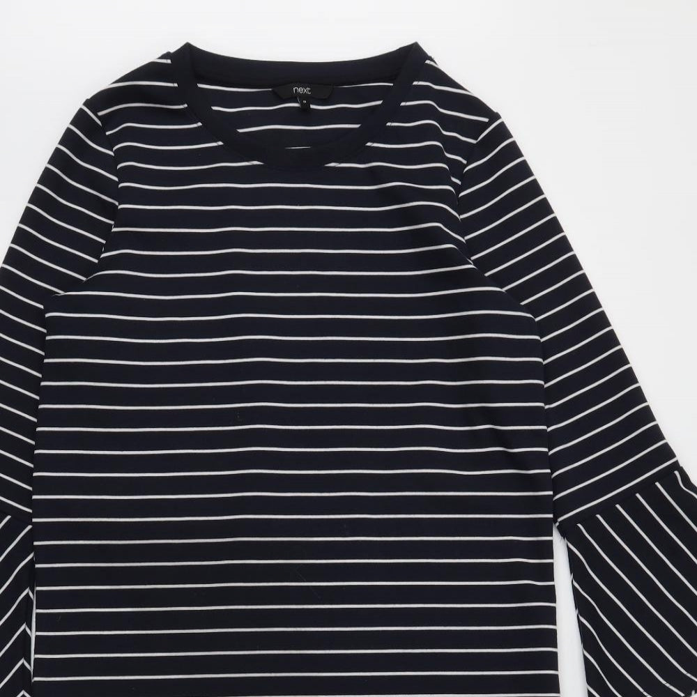 NEXT Womens Blue Striped  Shift  Size 10