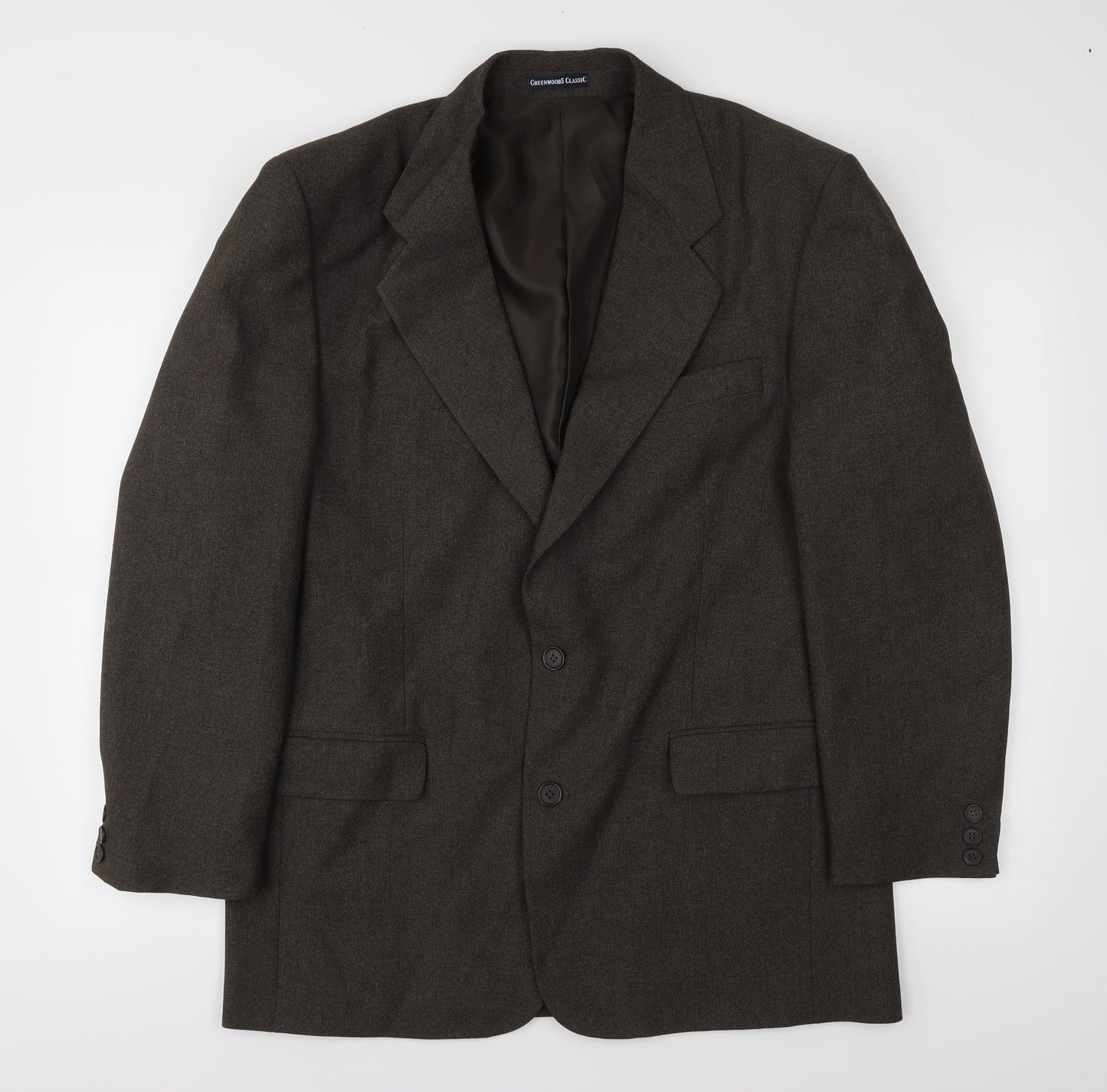 Mens UK Size 40 Greenwoods Regular Brown Suit Jacket
