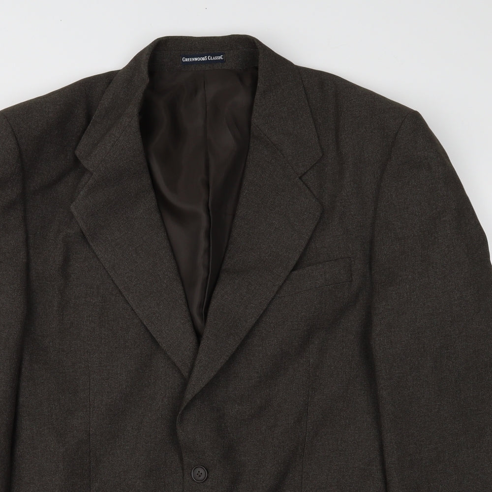 Mens UK Size 40 Greenwoods Regular Brown Suit Jacket