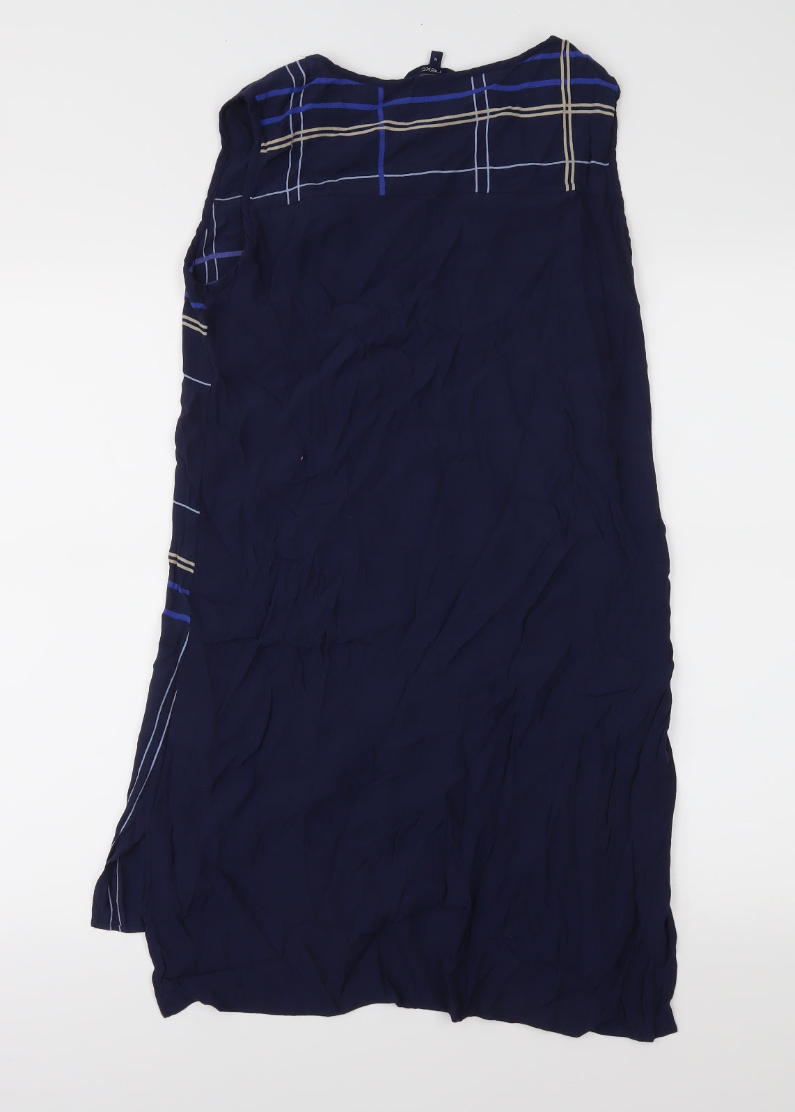 Womens UK Size 12 NEXT Blue Tunic Blouse