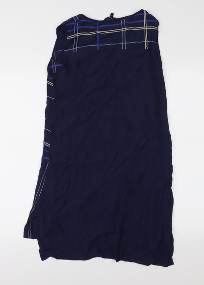 Womens UK Size 12 NEXT Blue Tunic Blouse