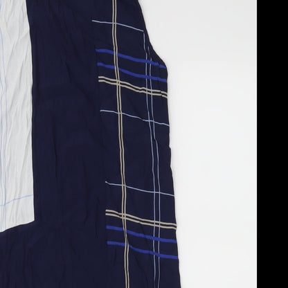 Womens UK Size 12 NEXT Blue Tunic Blouse
