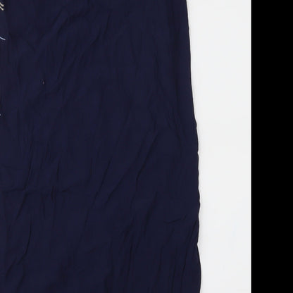 Womens UK Size 12 NEXT Blue Tunic Blouse