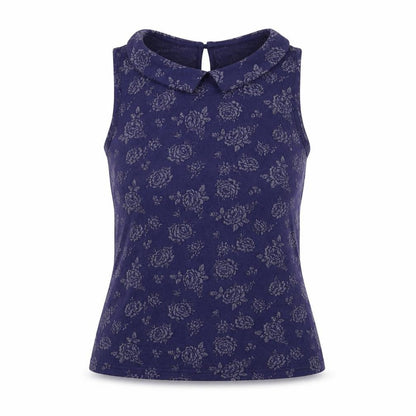 Womens UK Size 10 Dorothy Perkins Blue Basic Blouse