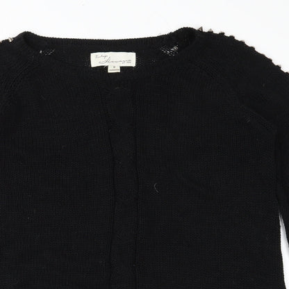 Vintage Havana Womens Black  Knit Pullover Jumper Size M