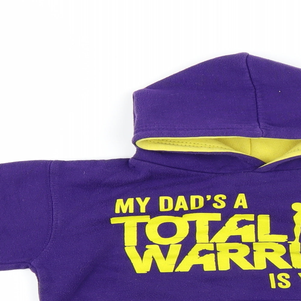 Cotton Ridge Boys Purple   Pullover Hoodie Size 5-6 Years
