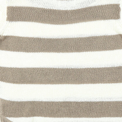 C&A Womens Ivory Striped  Pullover Jumper Size S