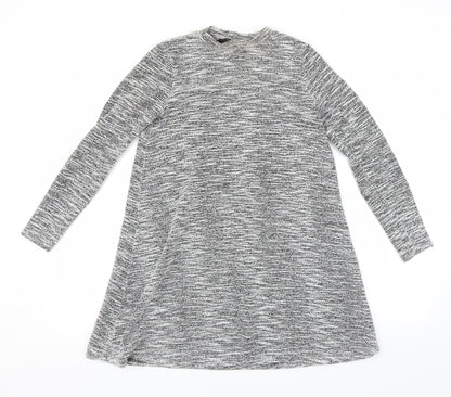 River Island Womens Grey   Jumper Dress  Size 8