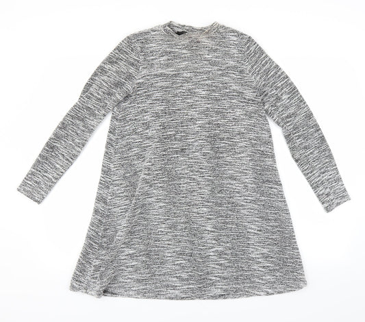 River Island Womens Grey   Jumper Dress  Size 8
