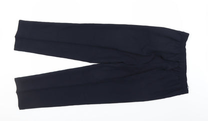 Womens UK Size 12 Le Bon Marché Regular Fit  Blue Trousers