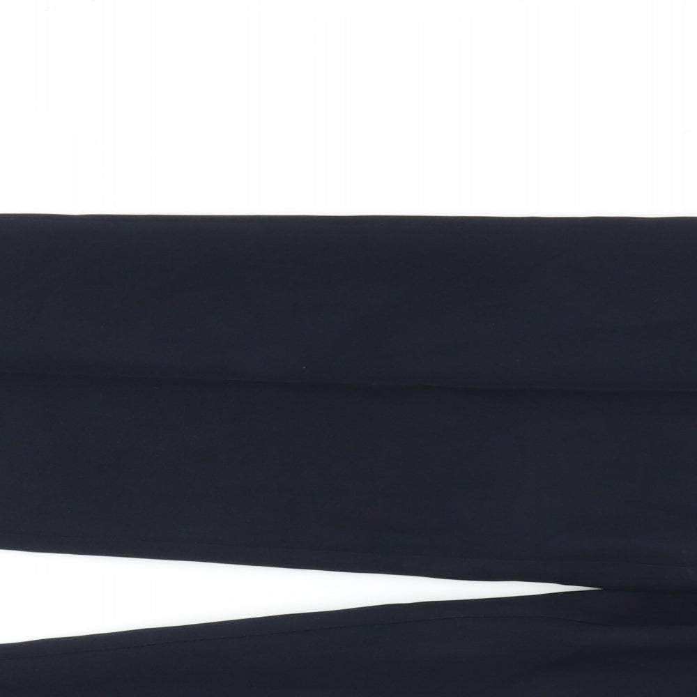 Womens UK Size 12 Le Bon Marché Regular Fit  Blue Trousers