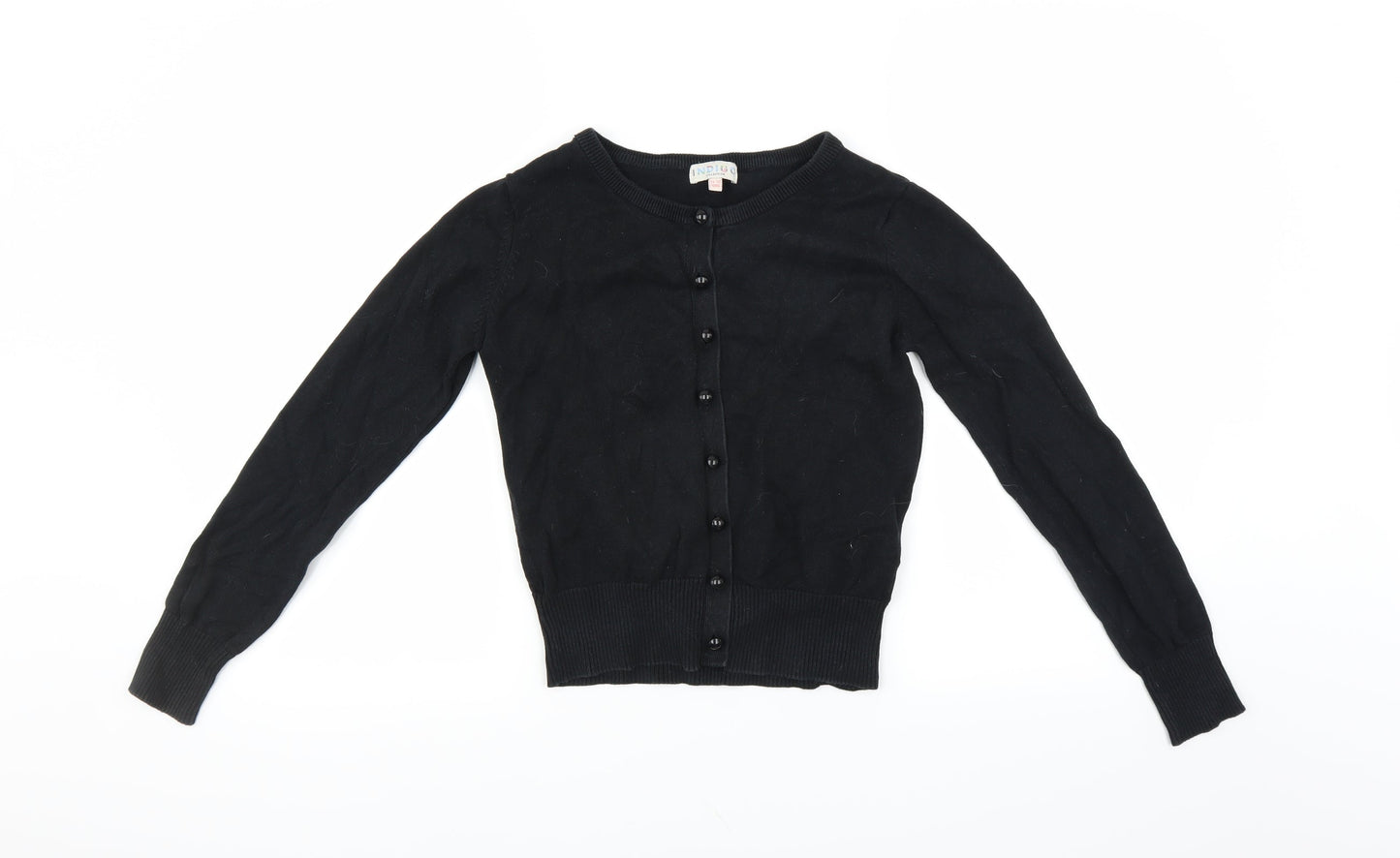 Indigo Girls Black   Cardigan Jumper Size 11-12 Years