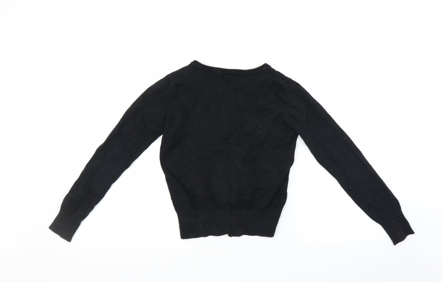 Indigo Girls Black   Cardigan Jumper Size 11-12 Years