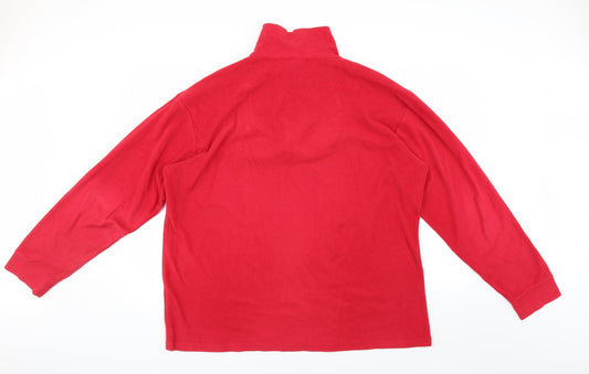 Tresspass Mens Red   Pullover Jumper Size XL