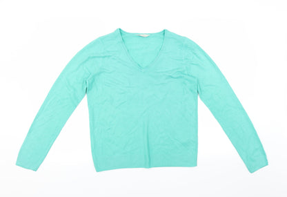 Love knitwear Womens Green   Pullover Jumper Size 12